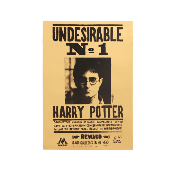 Plakát Harry Potter - nepřítel č. 1