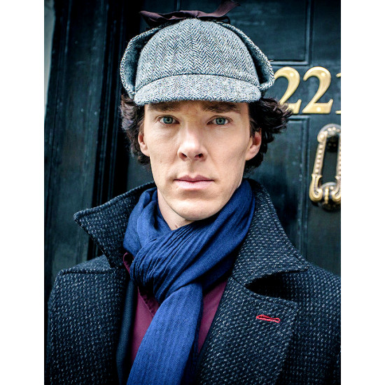 Čepice Sherlock Holmes (šedá)