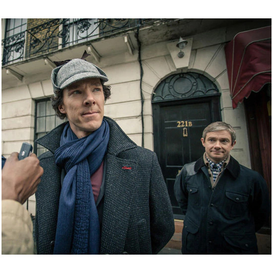 Čepice Sherlock Holmes (šedá)