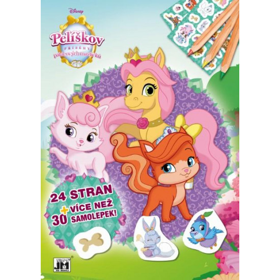 Omalovánky A4+ Disney Princezny