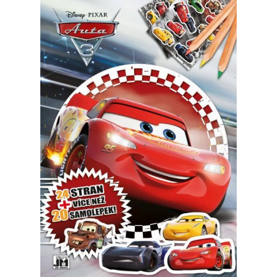 Omalovánky A4+ Auta