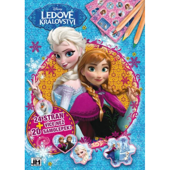 Omalovánky A4+ Ledové království
