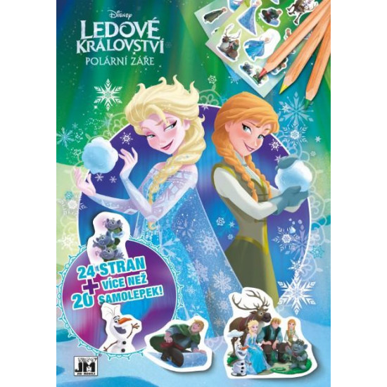 Omalovánky A4+ Ledové království