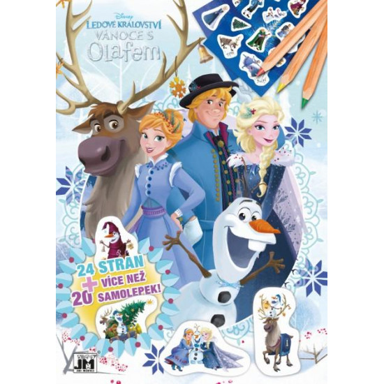 Omalovánky A4+ Ledové království