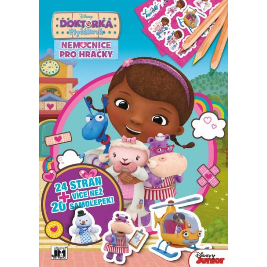 Omalovánky A4+ Doktorka Plyšáková