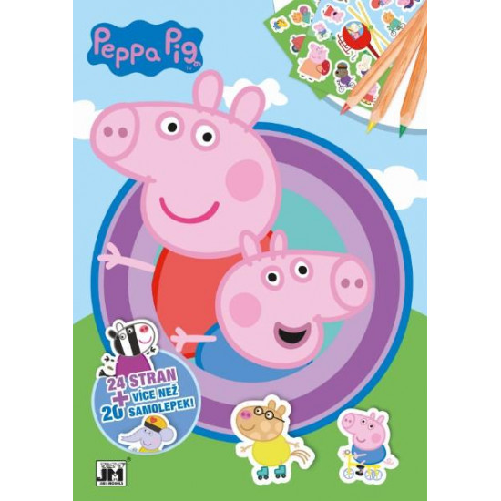 Omalovánky A4+ Prasátko Peppa