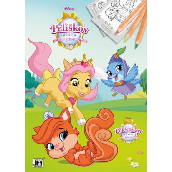 Omalovánky A4 Disney Princezny