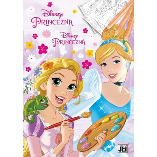 Omalovánky A4 Disney Princezny