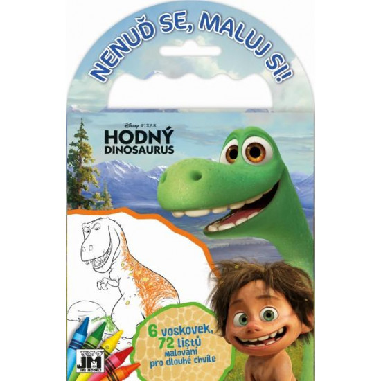 Omalovánky na cesty Hodný dinosaurus