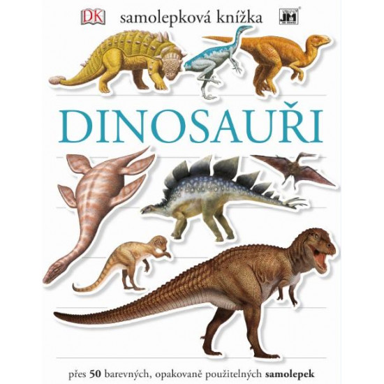 Samolepkové knížky -dinosauři