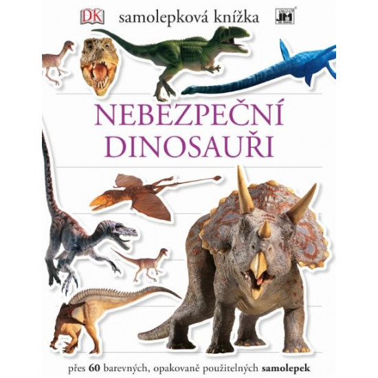 Samolepkové knížky Nebezpeční dinosauři