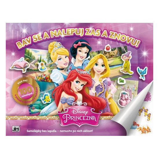 Bav se a nalepuj zas a znovu! Disney Princezny