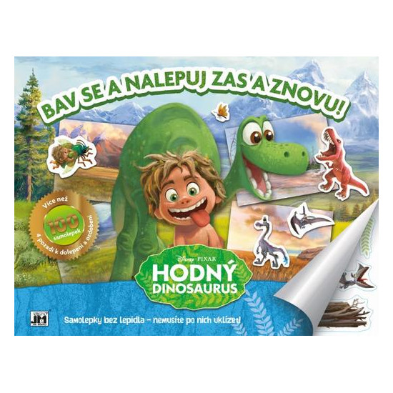 Bav se a nalepuj zas a znovu! Hodný dinosaurus