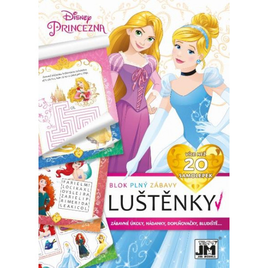 Aktivity bloky - Luštěnky Disney Princezny