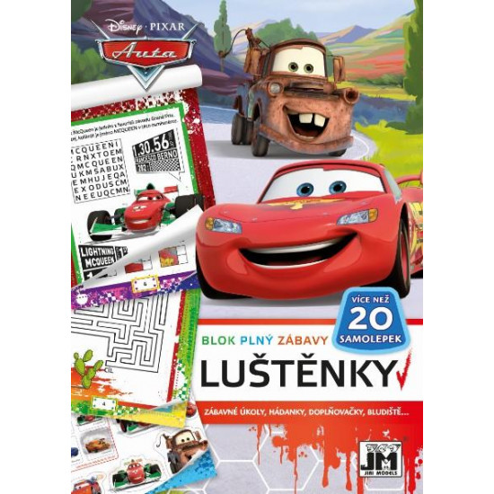Aktivity bloky - Luštěnky Auta