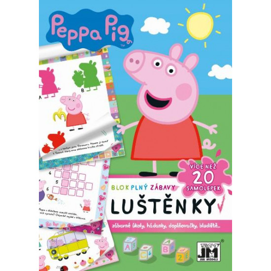Aktivity bloky - Luštěnky Prasátko Peppa