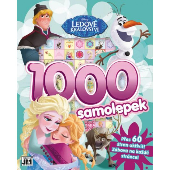 1000 samolepek s aktivitami Ledové království