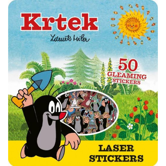 Super třpytivé samolepky Krtek