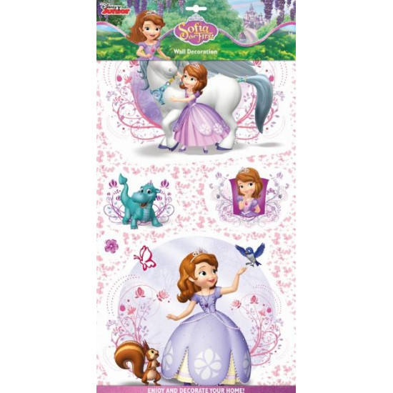 2D samolepky na zeď Sofie První