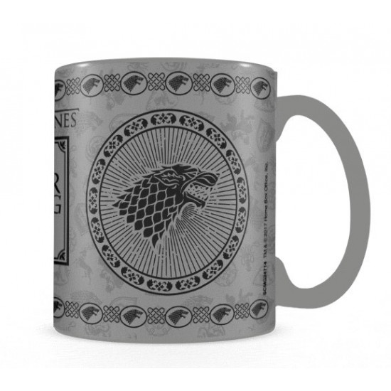 Hrnek Game of Thrones (Hra o trůny) - Stark - mění barvu