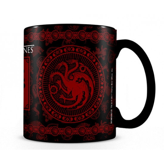Hrnek Game of Thrones (Hra o trůny) - Targaryen - mění barvu