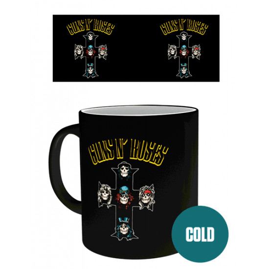 Hrnek Guns N Roses - mění barvu