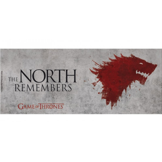 Hrnek Hra o Trůny - Game of Thrones - Stark - The North remembers