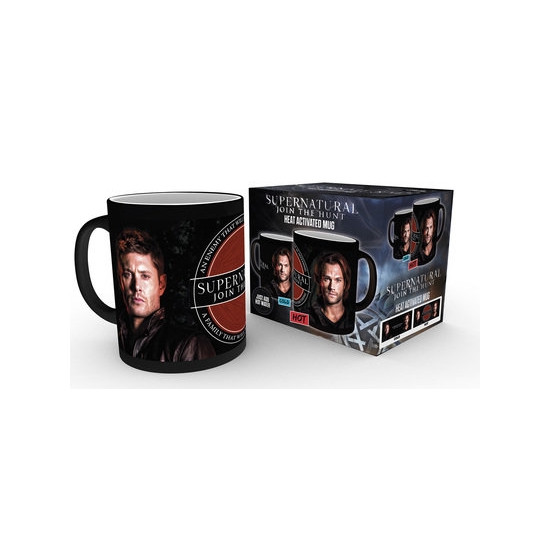 Hrnek Supernatural (Lovci duchů) Sam a Dean - mění barvu