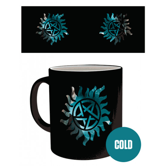 Hrnek Supernatural (Lovci duchů) Sam a Dean - mění barvu