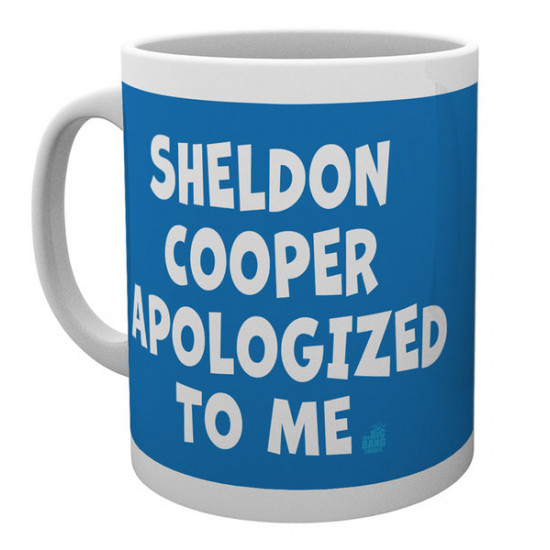 Hrnek The Big Bang Theory (Teorie velkého třesku) - Sheldon - Sheldon Cooper Apologized