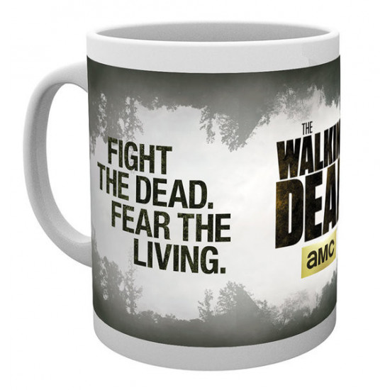 Hrnek The Walking Dead (Živí mrtví) - Fight The Dead, Fear the Living