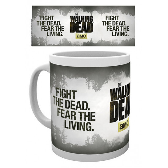 Hrnek The Walking Dead (Živí mrtví) - Fight The Dead, Fear the Living