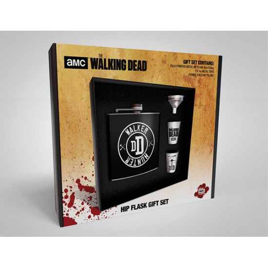 Set Walking Dead (Živí mrtví) - placatka a panáky