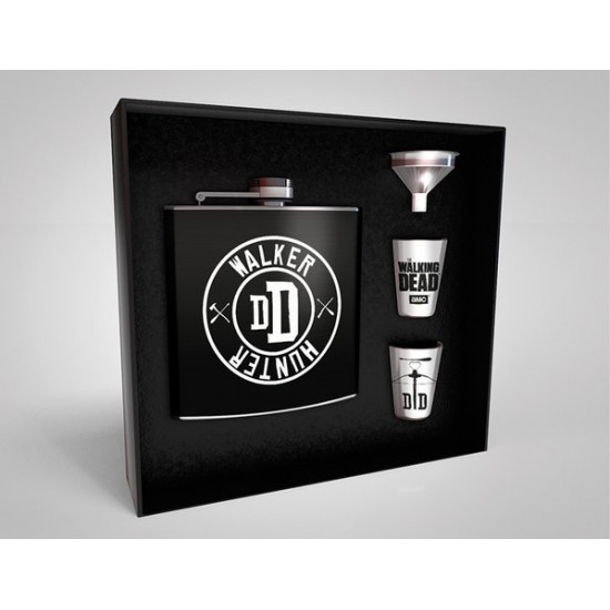 Set Walking Dead (Živí mrtví) - placatka a panáky