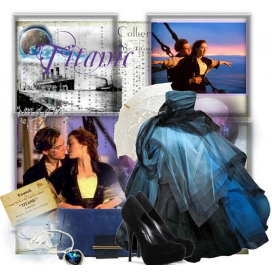 Náhrdelník Titanic - Srdce oceánu