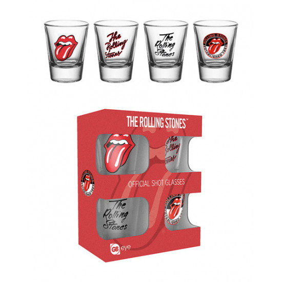 Set 4 sklenic The Rolling Stones