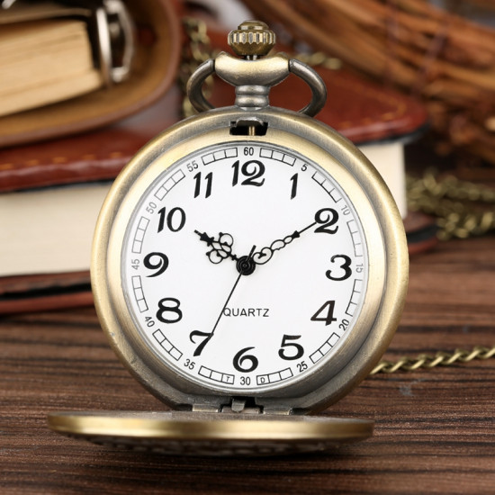 Kapesní hodinky Batman-retro bronz