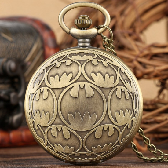 Kapesní hodinky Batman-retro bronz