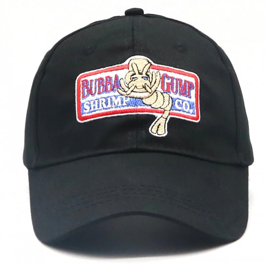 Čepice Forrest Gump - BubbaGump krevety (černá)