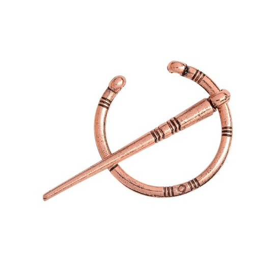 Brož Vikingové - kulatá (měď)