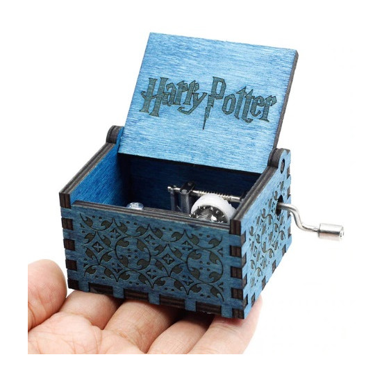 Hrací skříňka Harry Potter (modrá)