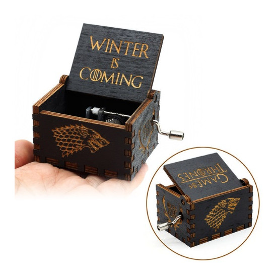 Hrací skříňka Hra o trůny (Game of Thrones) - černá