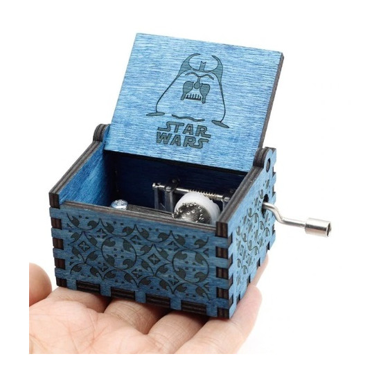 Hrací skříňka Star Wars - modrá