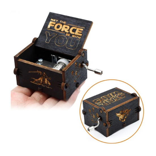 Hrací skříňka Star Wars - černá