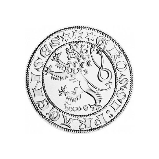 Replika pražského groše z doby Václava II. ( 1278- 1305 )