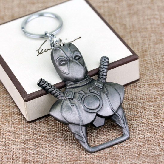 Klíčenka Deadpool - otvírák ( bronzová )