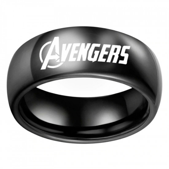 Prsten Avengers (černá a bílá)