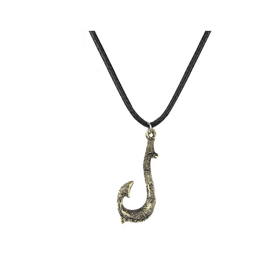 Náhrdelník Odvážná Vaiana (Moana) - Mauiův hák (zlatý)