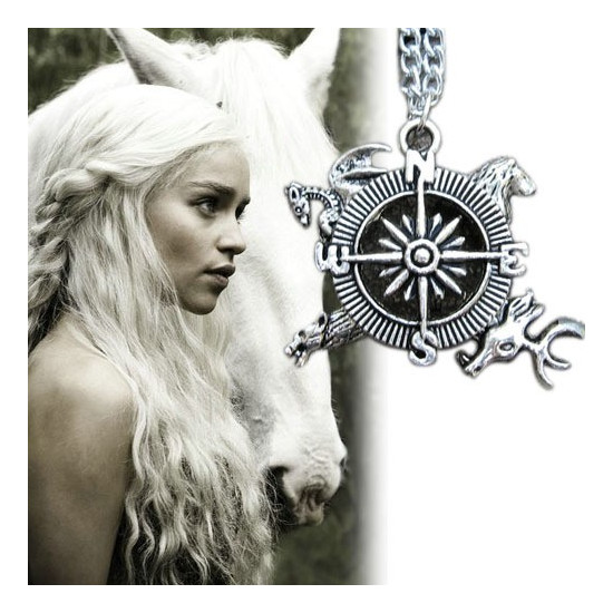 Řetízek Game of Thrones (Hra o trůny) - kompas