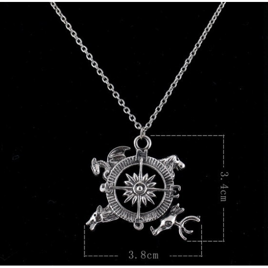 Řetízek Game of Thrones (Hra o trůny) - kompas